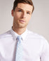 CHEVIE-Ties-Show off your style in CHEVIE. Nothing exudes elegance quite like the silk tie. From weddings to work, the tie is an essential accessory that's sure to impress. It features a unique chevron stripe pattern, perfect for adding some interest to your look. Silk tie Slim style Broken chevron stripes Ted Baker branded- Ted Baker Romania